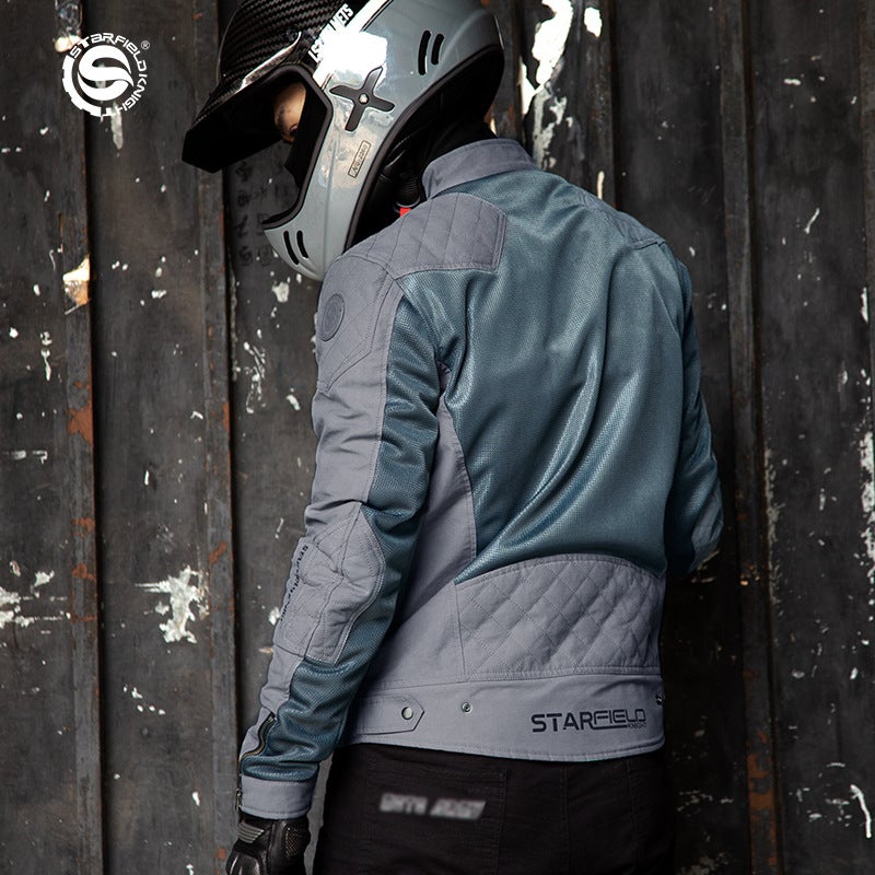 Men's Mesh Motorcycle Riding Jacket - Image 5