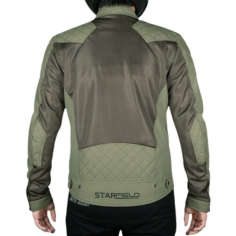 Men's Mesh Motorcycle Riding Jacket - Image 1