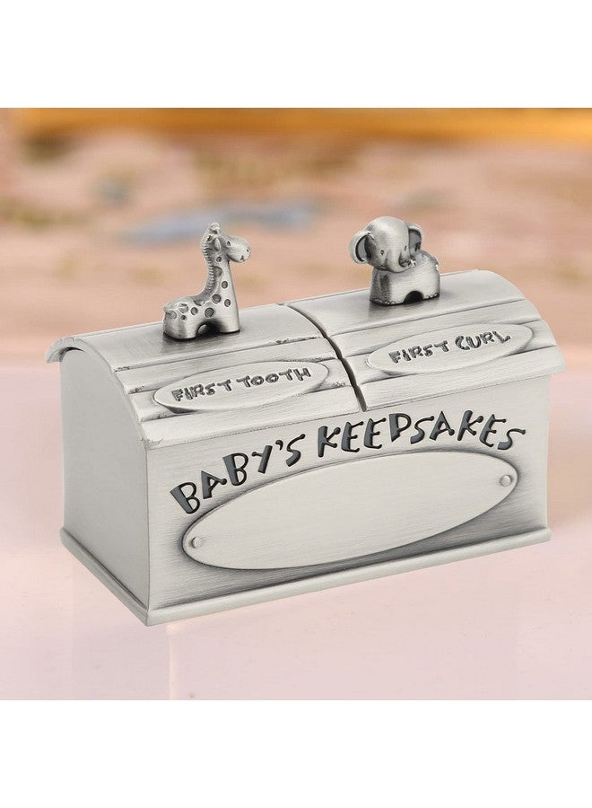 Ymiko Baby Keepsake Box, Box Kids Tooth Storage Holder Organizer European Beautiful Appearance Tooth Fairy Gifts for Little Children to Keep The Childhood Memory (Antique Silver) - Image 3
