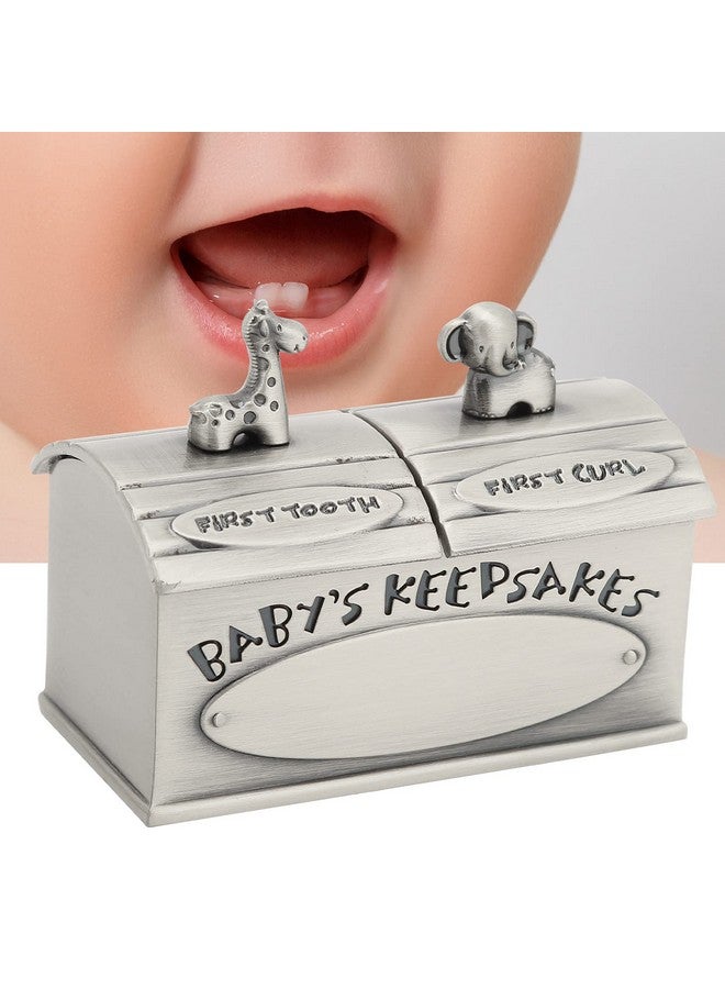 Ymiko Baby Keepsake Box, Box Kids Tooth Storage Holder Organizer European Beautiful Appearance Tooth Fairy Gifts for Little Children to Keep The Childhood Memory (Antique Silver) - Image 4