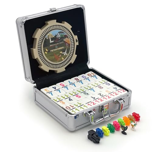 CHH Double 12 Numeral Pro Size Mexican Train & Chicken Domino Set - Image 1