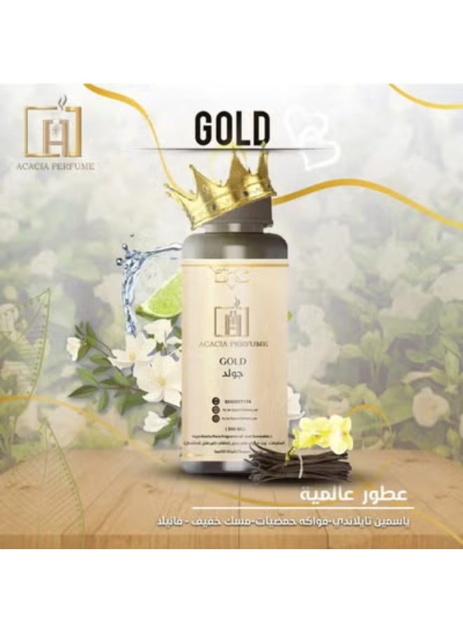 زيت عطر Gold الفاخر 500 مل – تركيبة عالية التركيز تمنحك رائحة فاخرة تدوم طويلاً، مثالية لتعطير المنازل والمكاتب باستخدام أجهزة التعطير والمرطبات. - Image 3