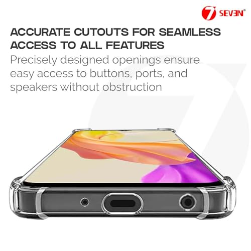 7-Seven 7SEVEN® Back Cover for VIVO Y18 | VIVO Y18E Transparent Mobile Back Case Shock Proof Design Camera Edges Protection Crystal Clear Phone Case Silicon Soft TPU and Flexible Bumper Phone Cover - Image 5