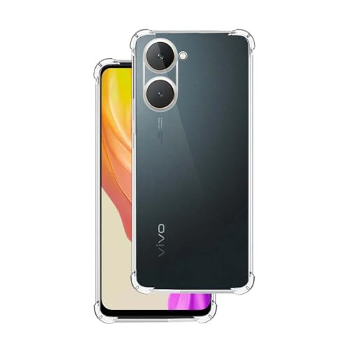 7-Seven 7SEVEN® Back Cover for VIVO Y18 | VIVO Y18E Transparent Mobile Back Case Shock Proof Design Camera Edges Protection Crystal Clear Phone Case Silicon Soft TPU and Flexible Bumper Phone Cover - Image 1
