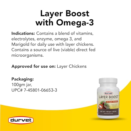 Durvet Healthy Flock Poultry Layer Boost, 100 gm - Image 3