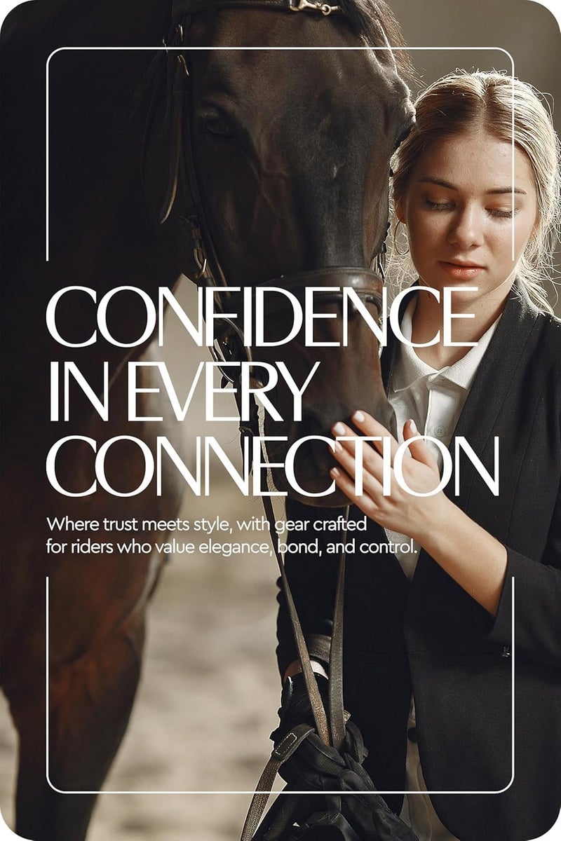 HORZE Pro Overreach Bell Boots for Horses | Neoprene Pair - Black - M - Image 5