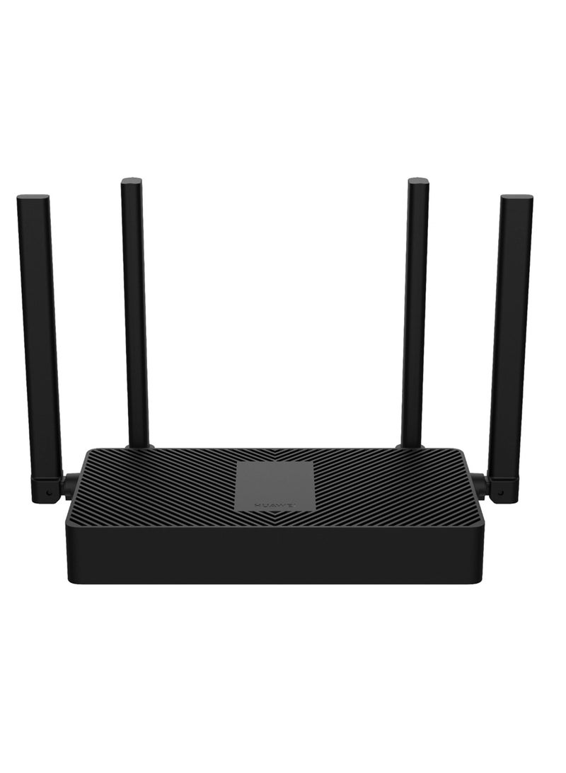 HUAWEI WiFi AX3S 128MB+128MB Black 3Gbps, Wi-Fi 6 Plus Dual-Band AX3000 Router, Quad-Core Processor, EasyMesh, HiConfig Preset, High Speed, GIGAbit WAN/LAN Auto Adaptation (53030CXU) Black - Image 1
