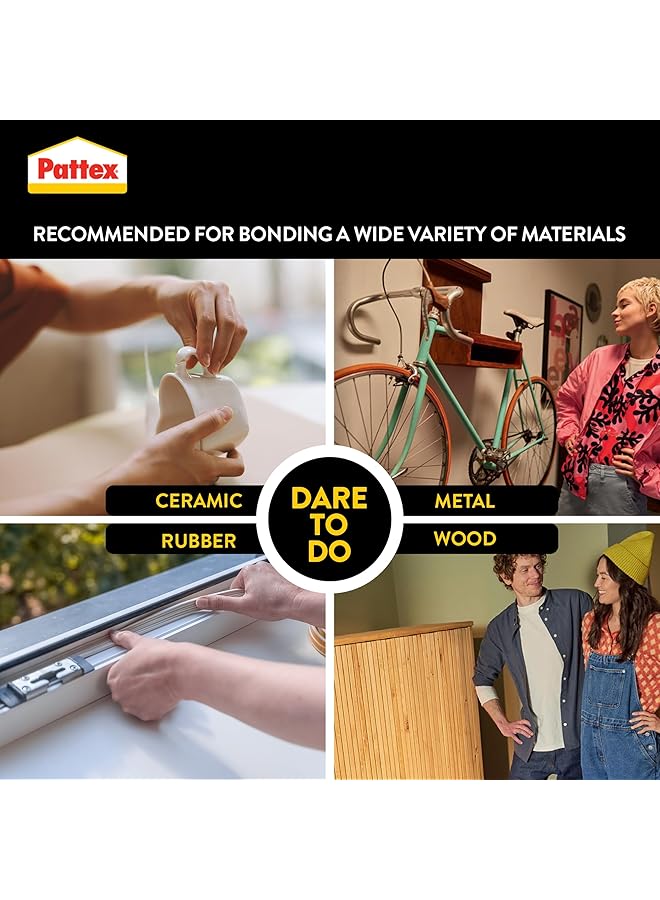 باتكس غراء إصلاح 100% متعدد الأغراض غراء قوي للعديد من مهام الترابط في المنزل وحوله غراء إصلاح لمختلف المواد 1X50G - Image 5