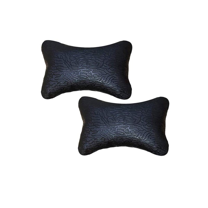PulGos Classy and Soft Car Neck Rest Pillow/Cushion in Black for Maruti Suzuki Brezza, Maruti Suzuki WagonR, Maruti Suzuki Eeco, Maruti Suzuki Baleno - Image 1