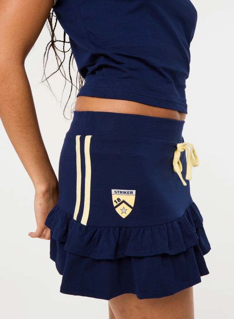 Pink Vanilla  Lisbon Ruffle Skirt for Women | Best Price UAE