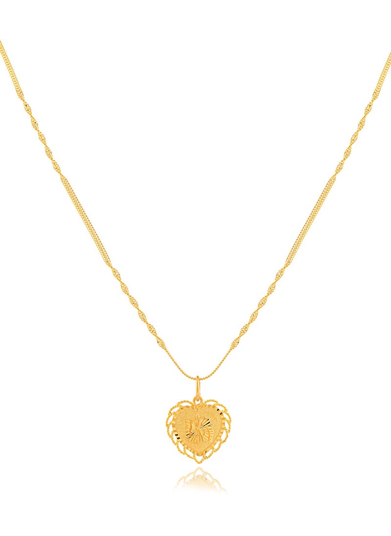 BAFLEH JEWELLERY - 22kt Gold Allah Religious Necklace - Image 1