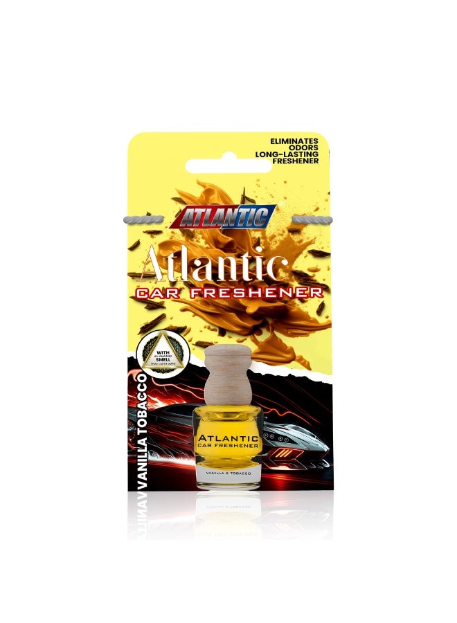 Atlantic PACK OF 4 CAR FRESHNER -Strawberry, Lavender, Vanilla & Tobacco, Beach Escape 8 ml each - Image 4