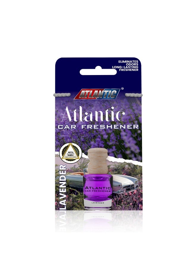 Atlantic PACK OF 4 CAR FRESHNER -Strawberry, Lavender, Vanilla & Tobacco, Beach Escape 8 ml each - Image 3