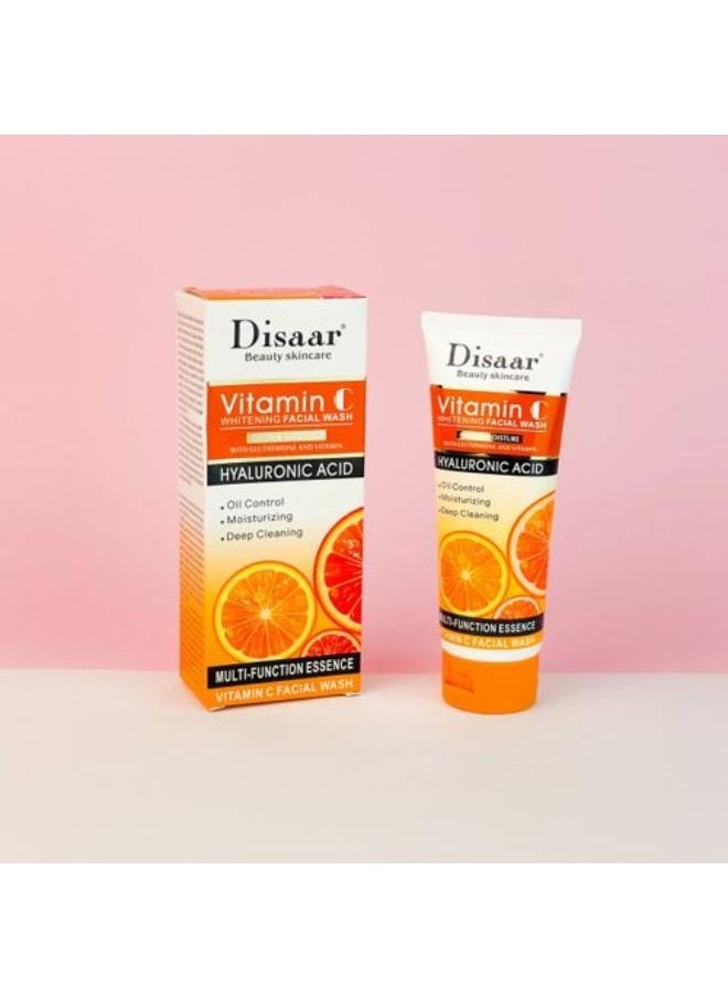Disaar Vitamin C Whitening Facial Wash - Glow & Moisture - 100 ml  - Image 2
