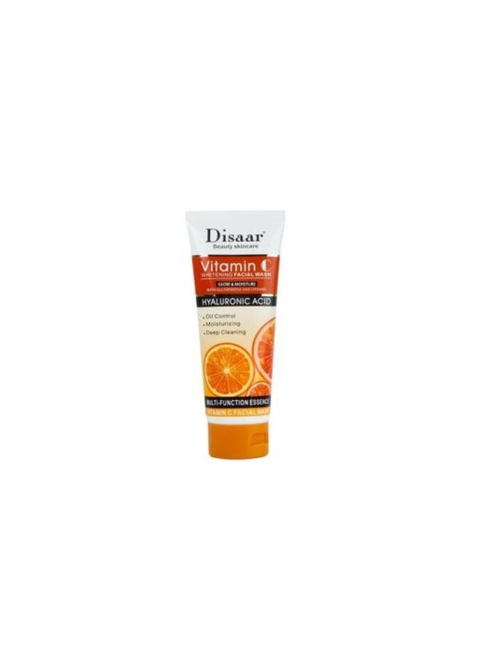 Disaar Vitamin C Whitening Facial Wash - Glow & Moisture - 100 ml  - Image 1