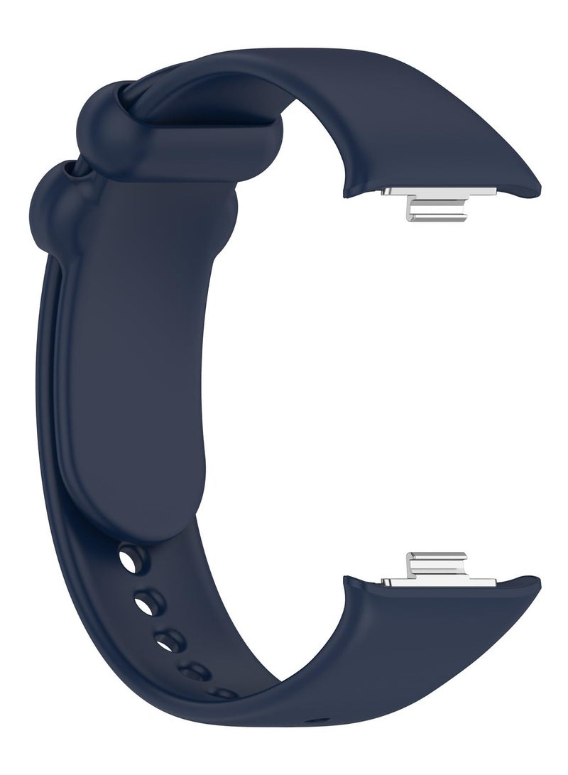 Watch Bands Women Men, Quick Release Silicone Replacement Bands Straps Wristbands Bracelet Accessories Fit for Xiaomi Smart Band 8 Pro Smartwatch (Blue) - Image 3