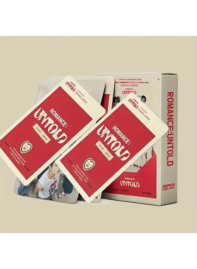 Box Of 55 Mini Postcards For Kpop NHypen Fans Double Sided Color Printing Durable Gift - Image 2