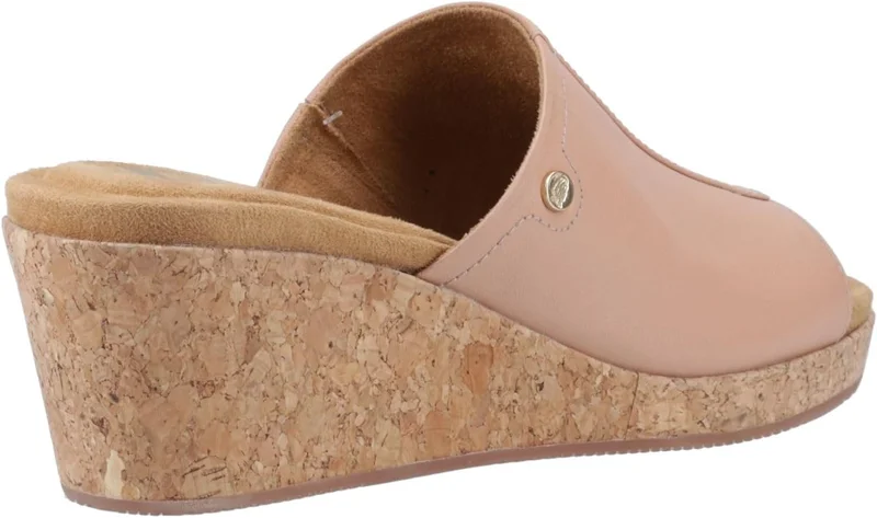 Hush Puppies Hush Puppies Women's Willow Slide Wedge Sandal in Soft Leather