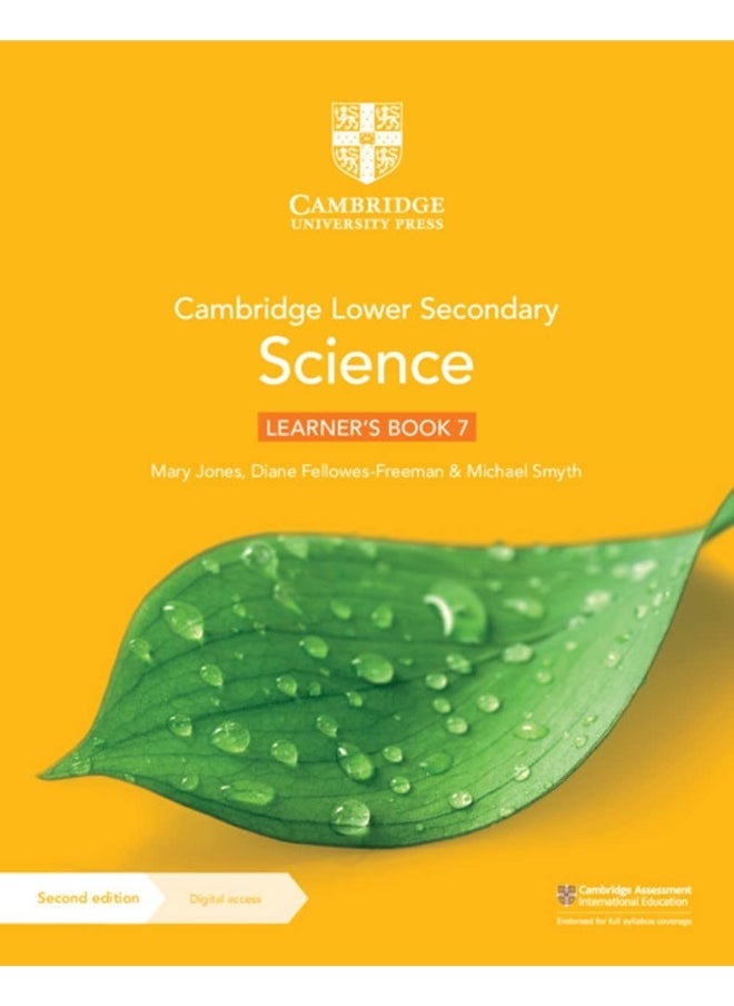 Cambridge - Cambridge University Press Cambridge Lower Secondary Science Learner's Book 7 With Digital Access (1 Year) - Image 1