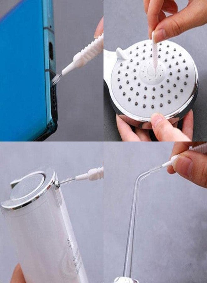 Shower Nozzle Cleaning Brush Anti-Clogging for Shower Head Cleaning Brush for Pore Gap Clean with Nylon Bristle Non-Slip - 10pc - Image 3