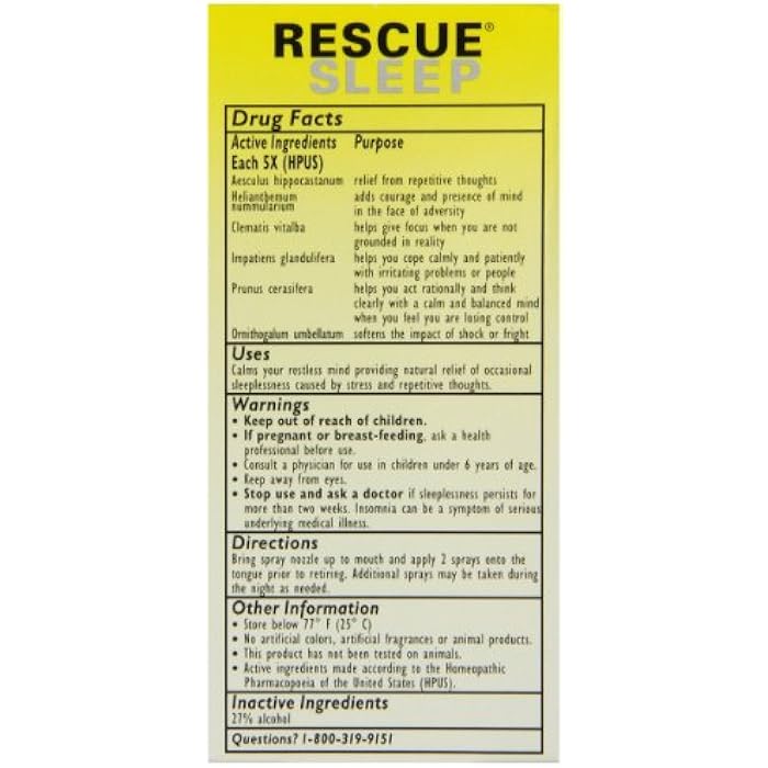 RESCUE Bach Rescue Remedy Sleep - 20 ml, 2 Pack - Image 3