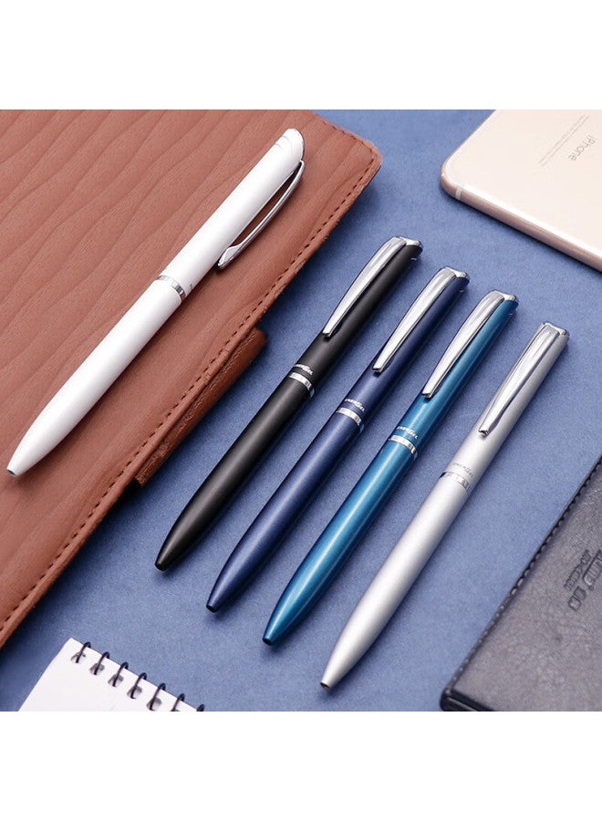 Pentel Mm Business Neutral Pen With Metal Barrel, Retractable Ballpoint Pen Quick-drying Bln2005s-ae Green - Image 4