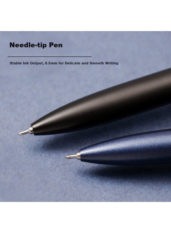 Pentel Mm Business Neutral Pen With Metal Barrel, Retractable Ballpoint Pen Quick-drying Bln2005s-ae Green - Image 2