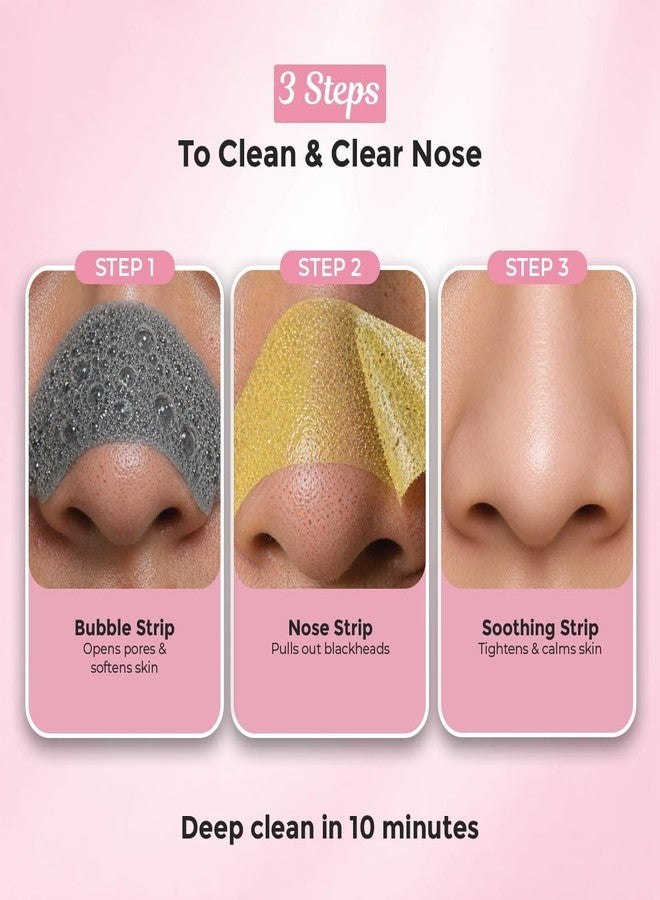 Sanfe Aloe Vera 3 Step Nose Kit | 3 Units | Nose Strips for Blackhead Removal Routine | Deep Cleansing Pore Cleaning Strips for Oily Skin Care | At Home Cleansing Kit | Peel-Off Mask Style (Pack of 3) - Image 5