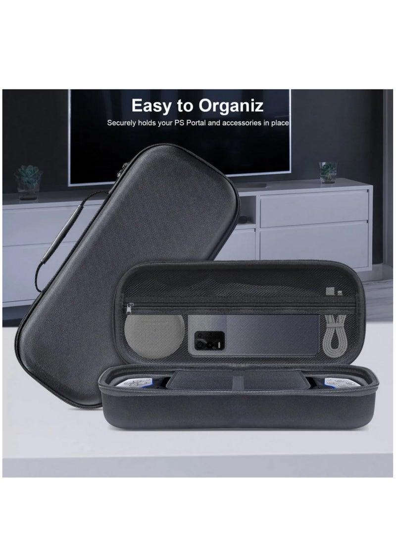 Hard Carrying Case For PlayStiotan Portal EVA Portable Shockproof Storage Bag Compatible with PS5 PlayStation Portal