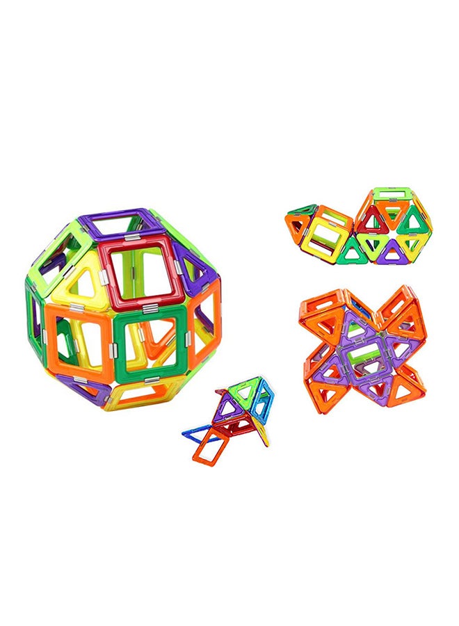 191-Piece Magnetic Building Blocks Set With Storage Bag and Idea Book for Ages 4+  - Image 3
