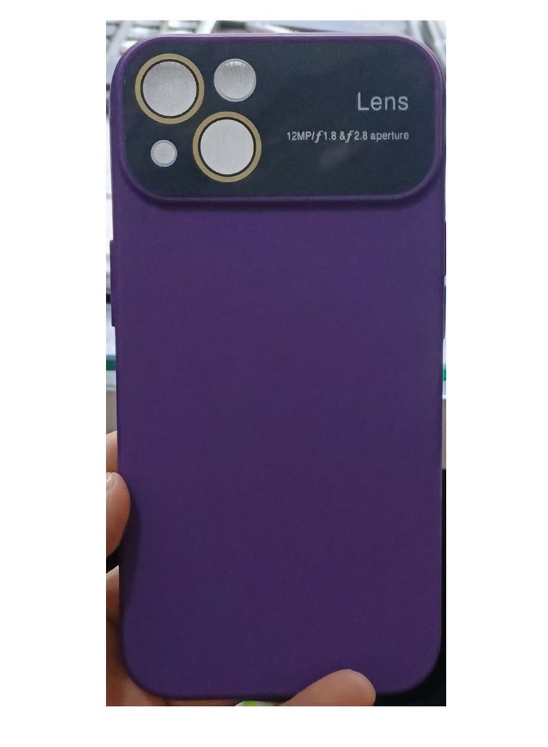 iPhone 14 Case with Camera Lens Protection Silicone Back Cover - Image 2