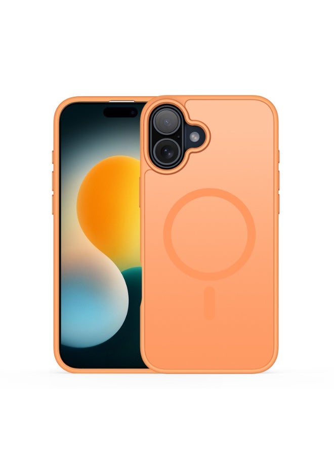 دوكس دوتشيز غلاف مغناطيسي صادم للصدمات لهاتف iPhone 17، متوافق مع MagSafe، مقاوم للعرق وبصمات الأصابع، واقي شفاف. - Image 1