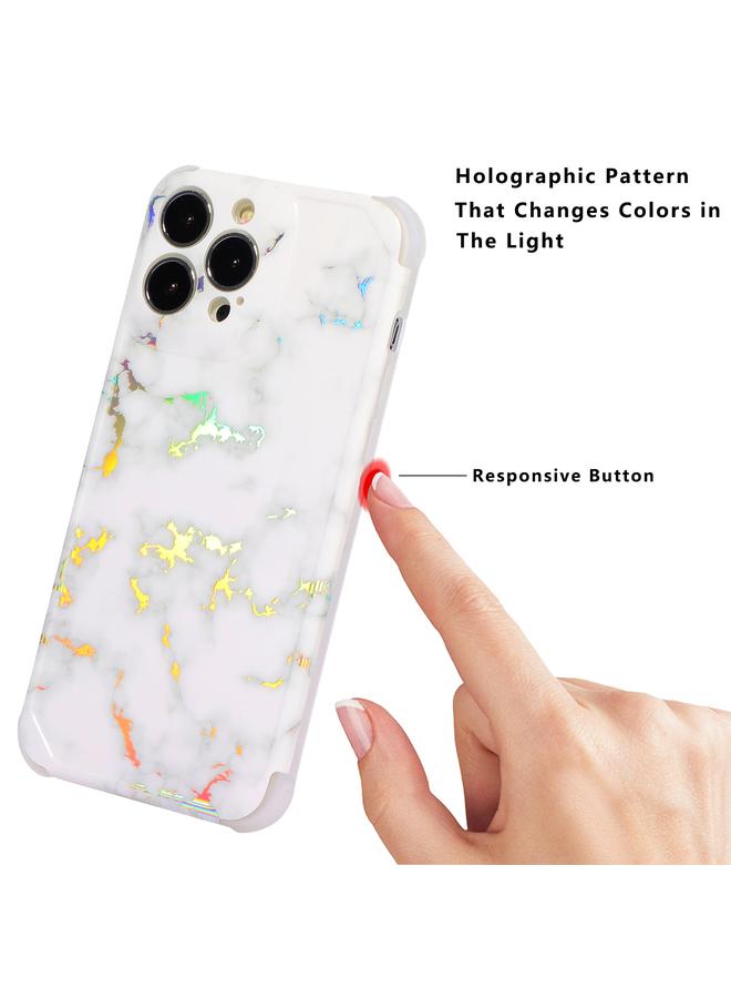 اس-توب جراب هاتف iPhone 12 مصنوع من مادة TPU بتصميم رخامي ليزري - Image 2