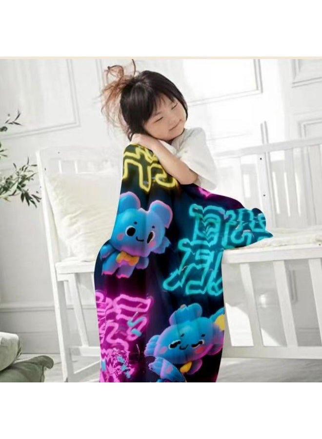 عام بطانية رقيقة من الفانيلا الكرتونية للأطفال والرضع (دافئة ومريحة، ومناسبة للنوم والألعاب) 70 سم * 100 سم - Image 1