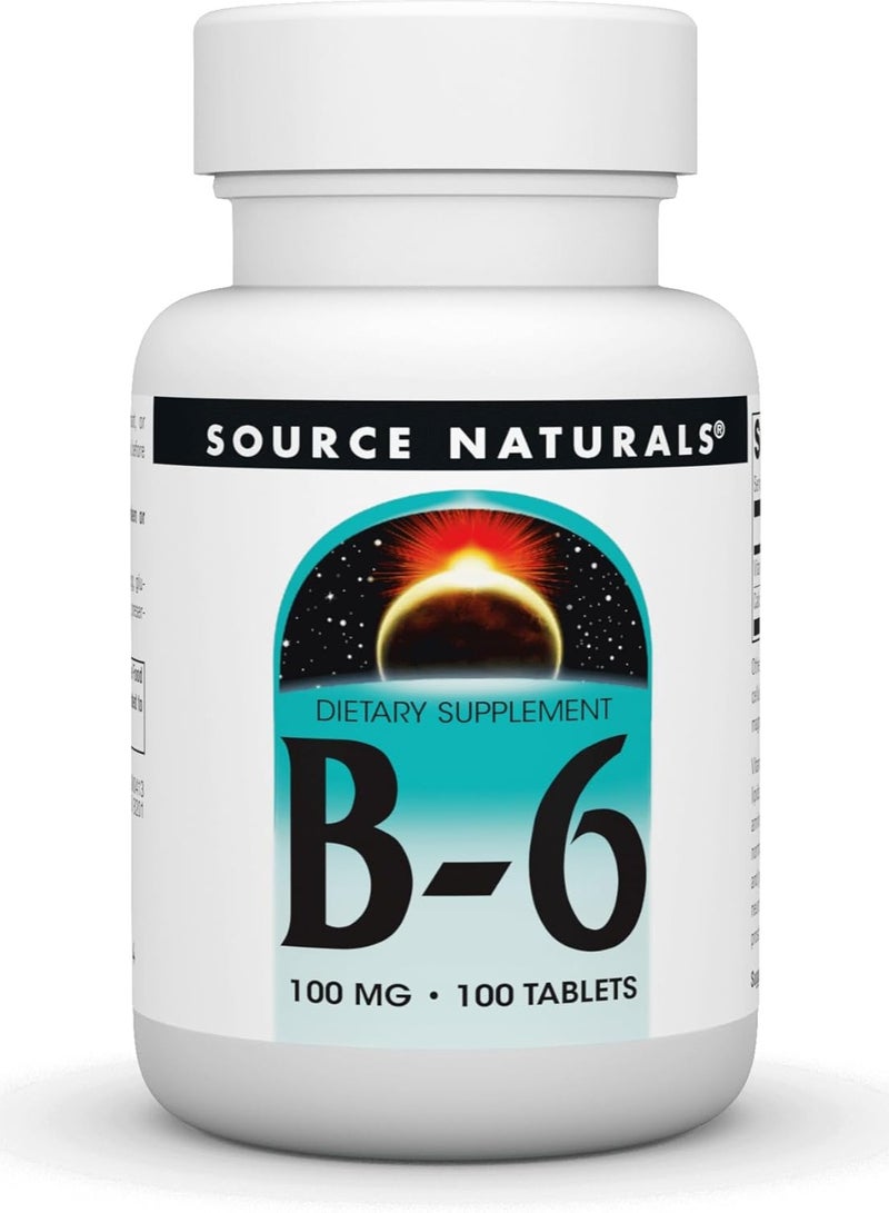 Vitamin B 6 Mg Immune System Support 100 Tablets
