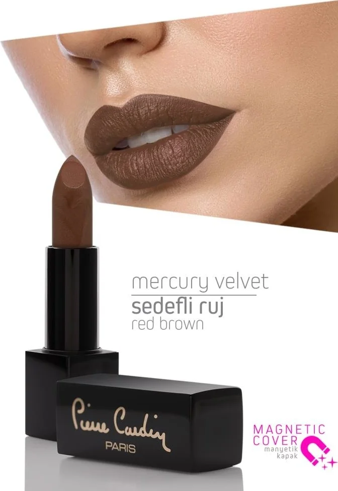 بيير كاردان Mercury Velvet Lipstick - Red Brown - 166
