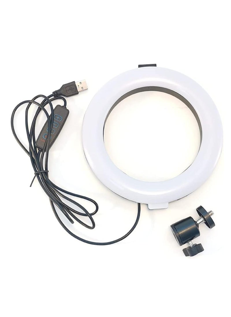 Dubkart - 3 Pcs Kit Of Photo Studio Table Top Ring Fill Light, Small Ball Nebula And Stander For Beauty Selfie And Soft Box Photography - Image 1