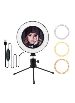 Dubkart 3 Pcs Kit Of Photo Studio Table Top Ring Fill Light, Small Ball Nebula And Stander For Beauty Selfie And Soft Box Photography  - Image 1