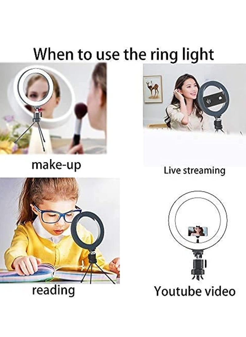 Dubkart - 3 Pcs Kit Of Photo Studio Table Top Ring Fill Light, Small Ball Nebula And Stander For Beauty Selfie And Soft Box Photography - Image 1