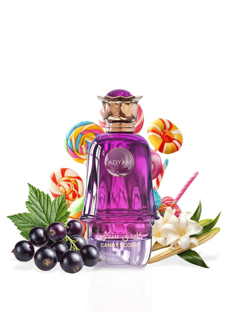 ADYAN Candy Scoop by Adyan – Sweet Fruity Perfume for Women, Long Lasting Eau de Parfum by Oudh Al Anfar – 100ML - Image 1