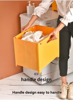 M MIAOYAN Bathroom toilet shower to put clean clothes daily household foldable storage basket multi-purpose wall-mounted storage basket  - Image 2