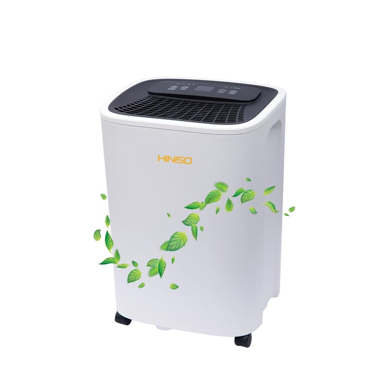 HINISO HINISO Dehumidifier for Home 2000sqft Area 10L Dehumidifier with 25L Water Tank Capacity Dehumifiers for Home and Basement with Auto Defrost Overflow Protection Timer 