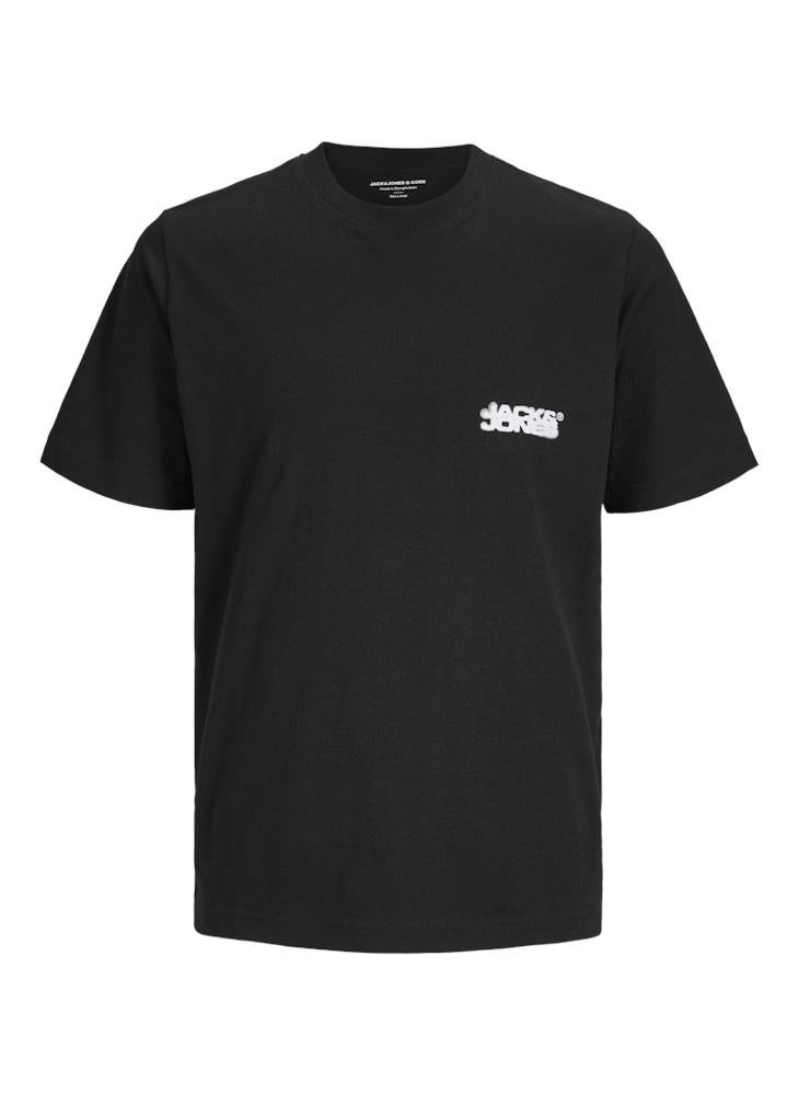 JACK & JONES Jcosago Logo Slub Crew Neck T-Shirt  - Image 5