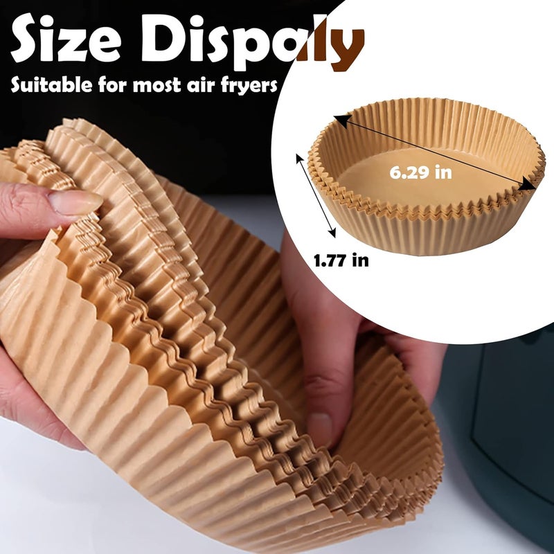ALKAYAN Airfryer Pack of 50 Air Fryer Parchment Paper Liner Air Fryer Non-Stick Dispo... - Image 5