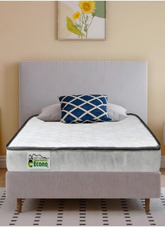 ECONO Single Bed Mattress Ortho Medical Spine Balance For Pressure Relief Medium Firm Medicated Mattress L190xW90 cm Thickness 10 cm  - Image 1