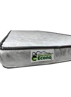 ECONO Single Bed Mattress Ortho Medical Spine Balance For Pressure Relief Medium Firm Medicated Mattress L190xW90 cm Thickness 10 cm  - Image 2
