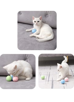 Y&D 3 Pack Interactive Chirping Glow Cat Catnip Ball Toys Lifelike Animal Sounds Simulated Peppy Pet Balls for Indoor Cats Dog Kitten Puppy- Colors  - Image 4