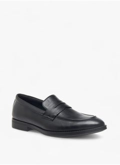LBL by Shoexpress Men Solid Loafers with Cutout Detail  - Image 2