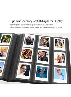 O Ozone 360 Pockets Photo Album for Fujifilm Instax Mini Camera, Polaroid Snap PIC-300 Z2300 Instant Camera White  - Image 5
