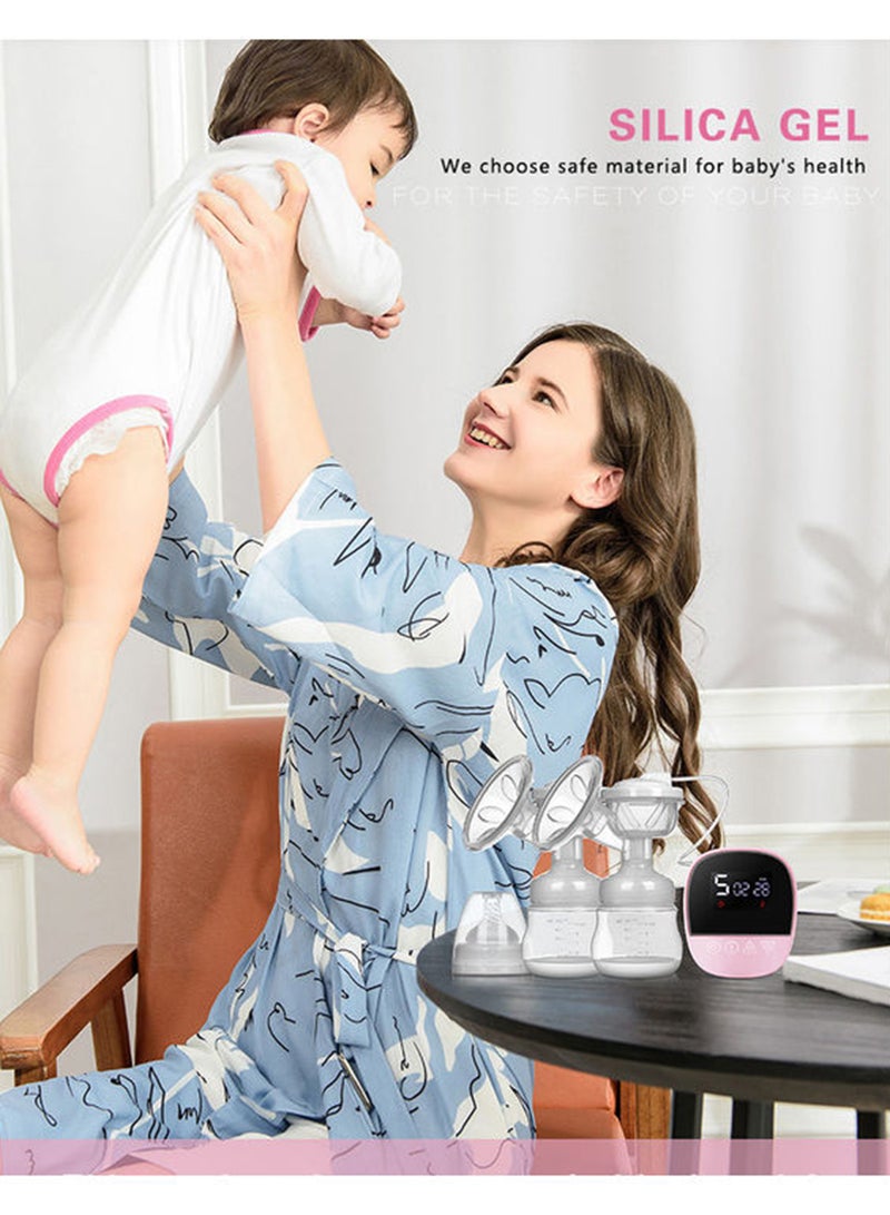 Kidle Portable Rechargeable Electric Breast Pump With 3 Pumping And 9 Suction Levels - Image 3